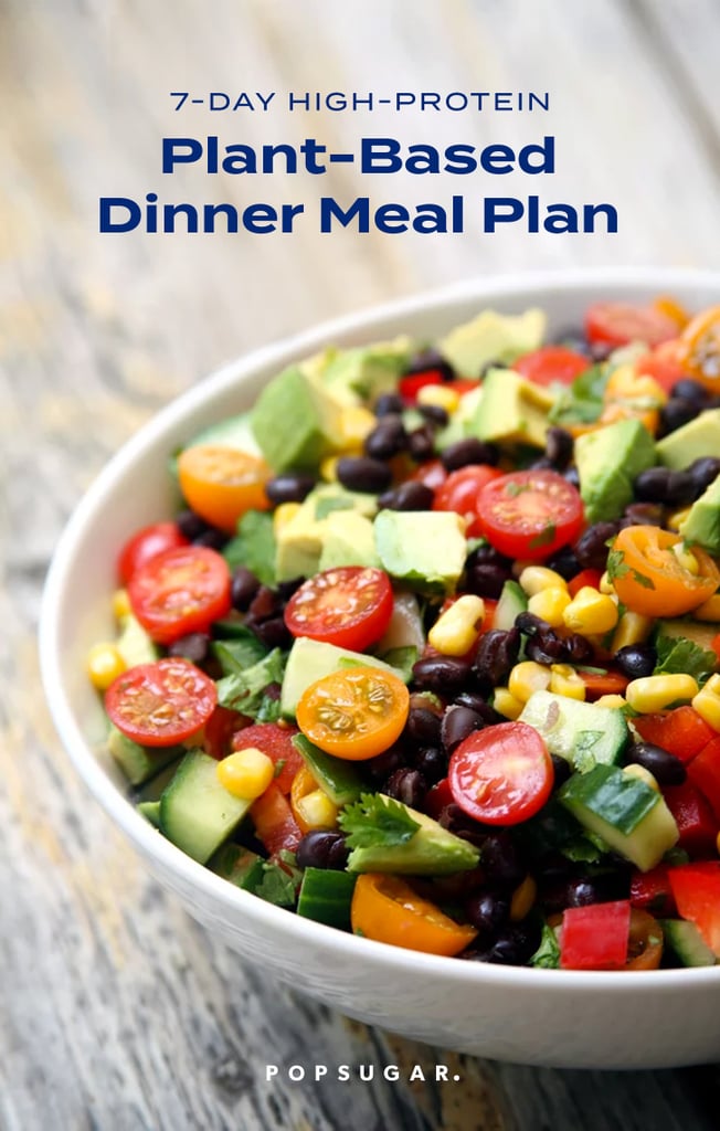 7-Day Plant-Based High-Protein Dinner Meal Plan For Summer