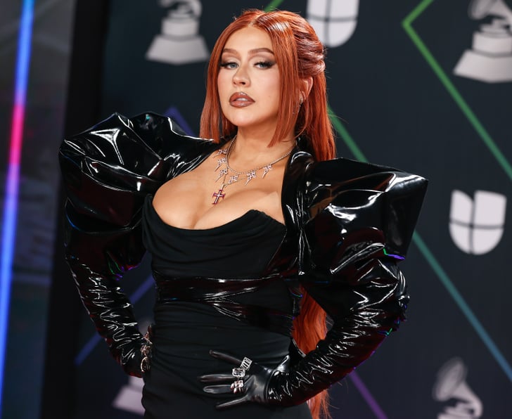 Christina Aguilera Wore a Sexy Black Dress to Latin Grammys POPSUGAR