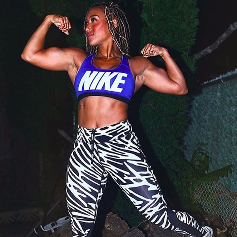 womans black trainers