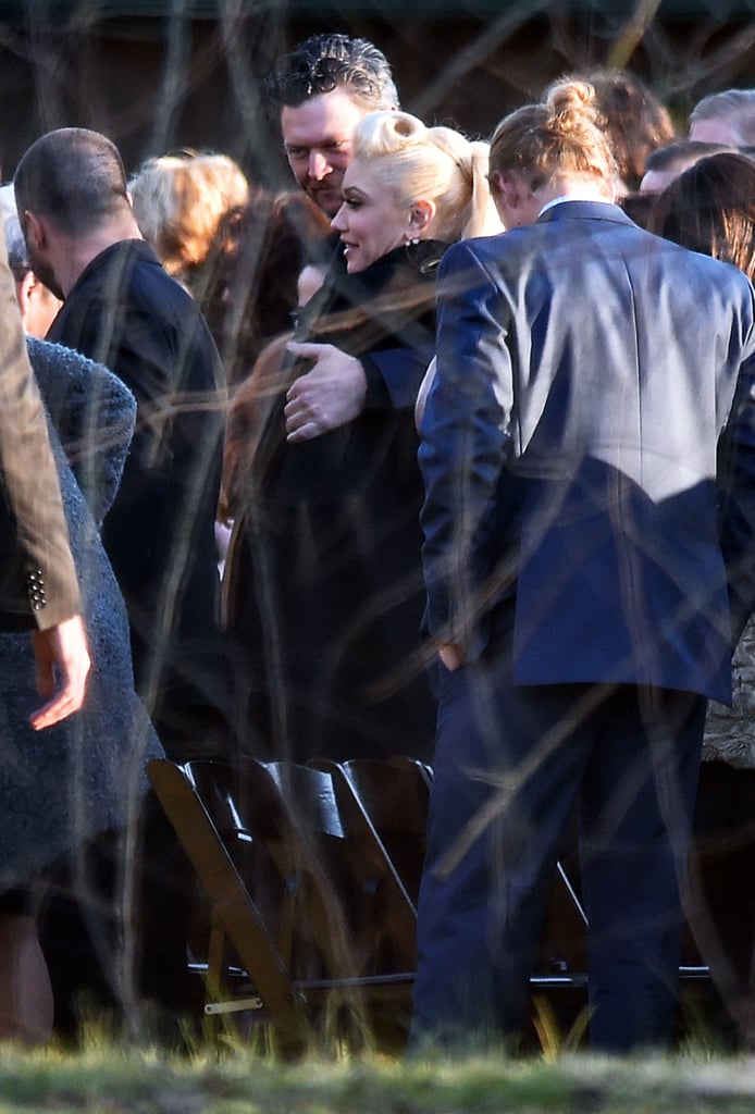 Gwen Stefani and Blake Shelton at RaeLynn's Wedding 2016