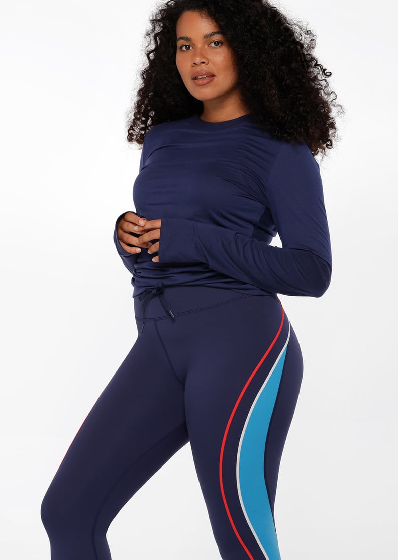 A Long-Sleeve Set: Lorna Jane Turn Up Active Long Sleeve Top and Victory Core Stability Leggings
