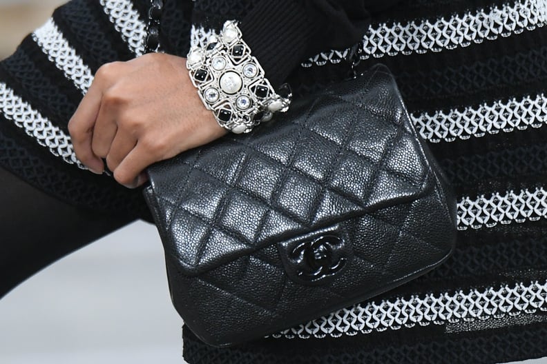 A Chanel Bag on the Runway During Paris Fashion Week