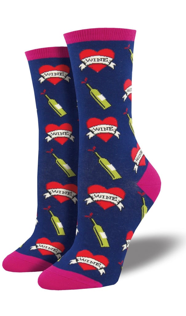 If wine holds a special place in your heart, these Wine True Love Women's Crew Socks ($9) are for you.