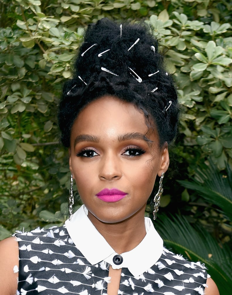 Janelle Monáe With Safety Pins in Her Hair Part 2