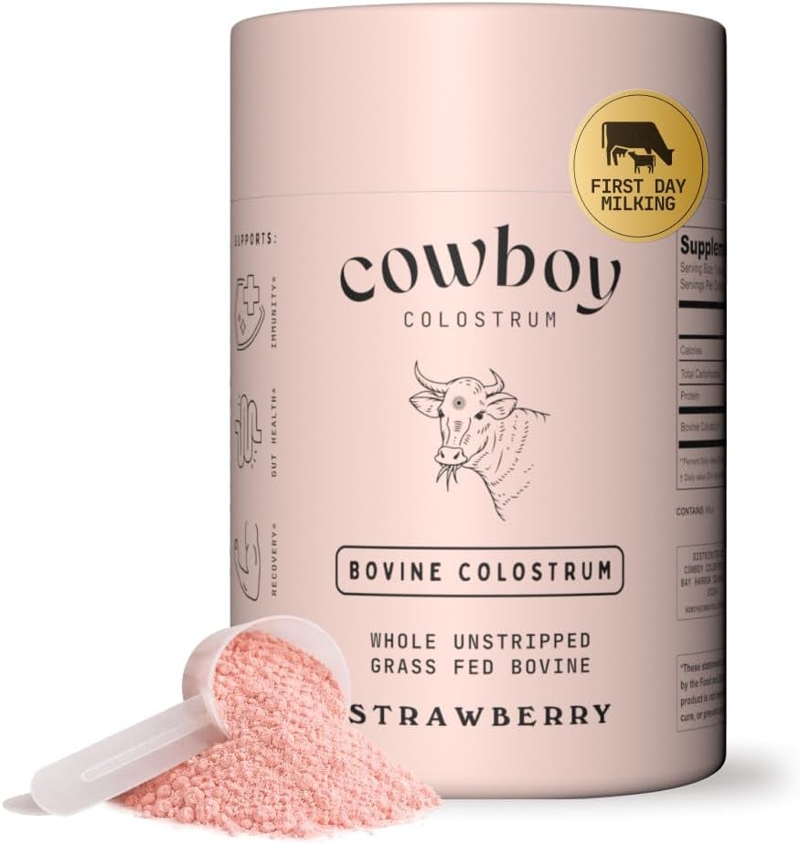 Cowboy Colostrum Powder ($52, originally $79)
If you're curious about colostrum, Prime Day is a good excuse to try it. Cowboy's Colostrum is made from the first 24 hours of milking, which is when the nutrients are at their most powerful. It's packed with benefits for gut health, immunity, and even skin and hair, all while coming from grass-fed cows raised with care. I love that it's full fat and completely unprocessed, so you're getting the richest, most natural version possible. You can just blend it into your coffee or smoothie for an easy wellness upgrade.
