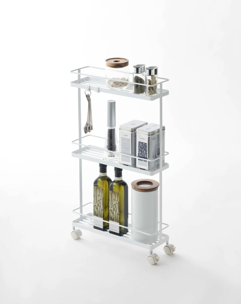 An Extra Storage Space: Yamazaki Slim Rolling Storage Cart