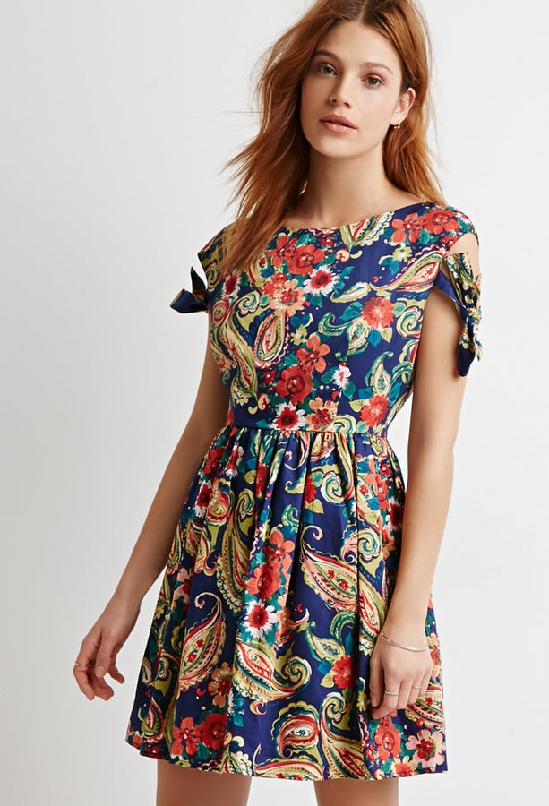 FOREVER 21 Paisley Floral A-Line Dress | Summer Dresses Under $100 ...