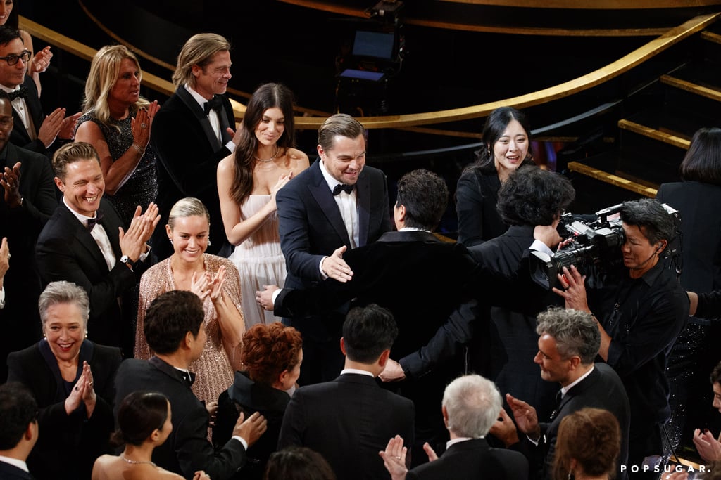 Leonardo DiCaprio and Camila Morrone at the Oscars 2020