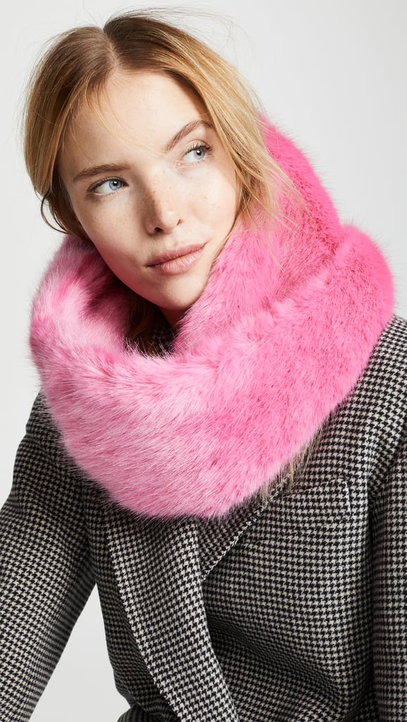 Heurueh Luxe Faux Fur Cowl Scarf | Best Pink Gifts for Her | POPSUGAR ...