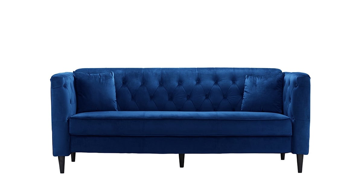 Sofamania MidCentury Tufted Velvet Sofa Best Furniture on Amazon