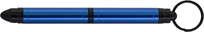Blue Tough Touch Key Chain Space Pen