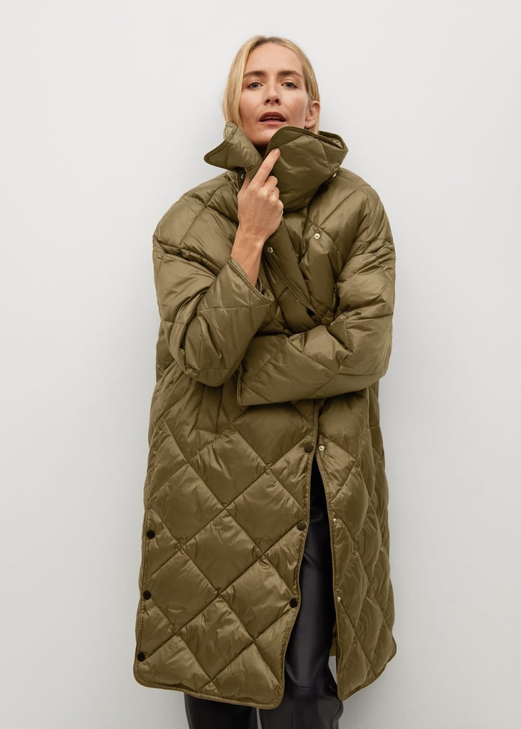 Mango Oversize Quilted Coat | The Best Spring Jackets and Coat Trends ...