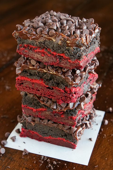 Red Velvet Oreo Truffle Brownies | Recipes Using Boxed Cake Mix | POPSUGAR Moms Photo 11