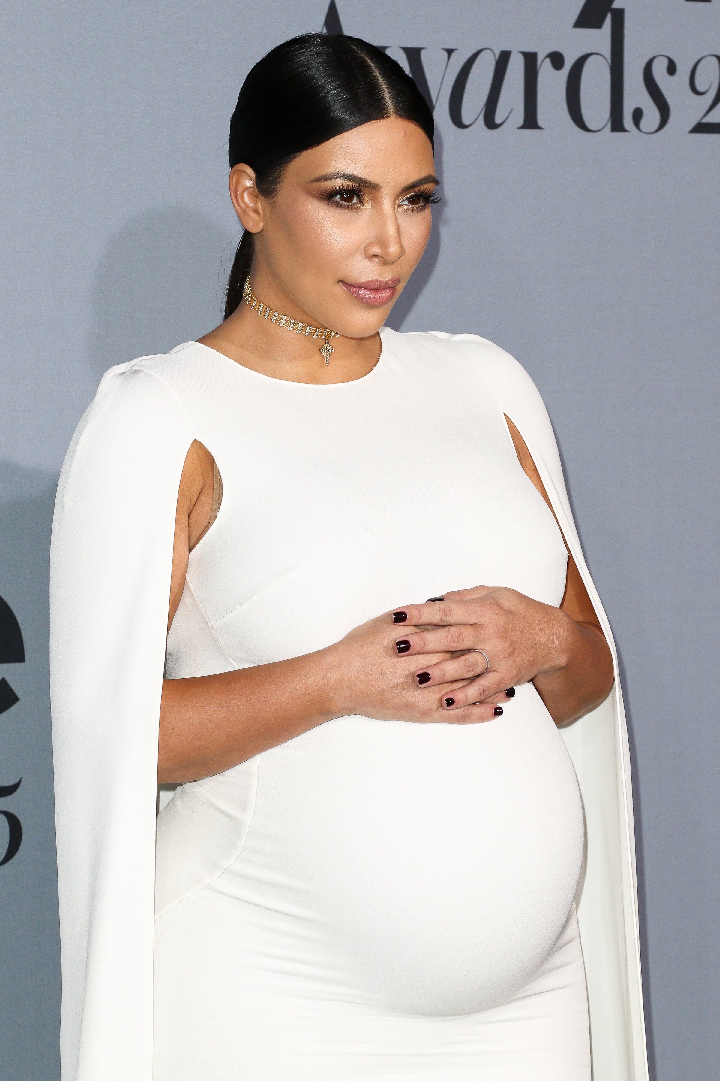 strapless open back dress White Kim Kardashian (Kim K) Long Sleeves Dress Chiffon Prom Red Carpe –  Hoprom