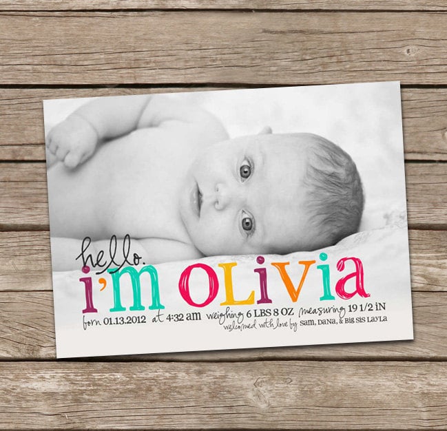 Rainbow Introduction Card ($15)
