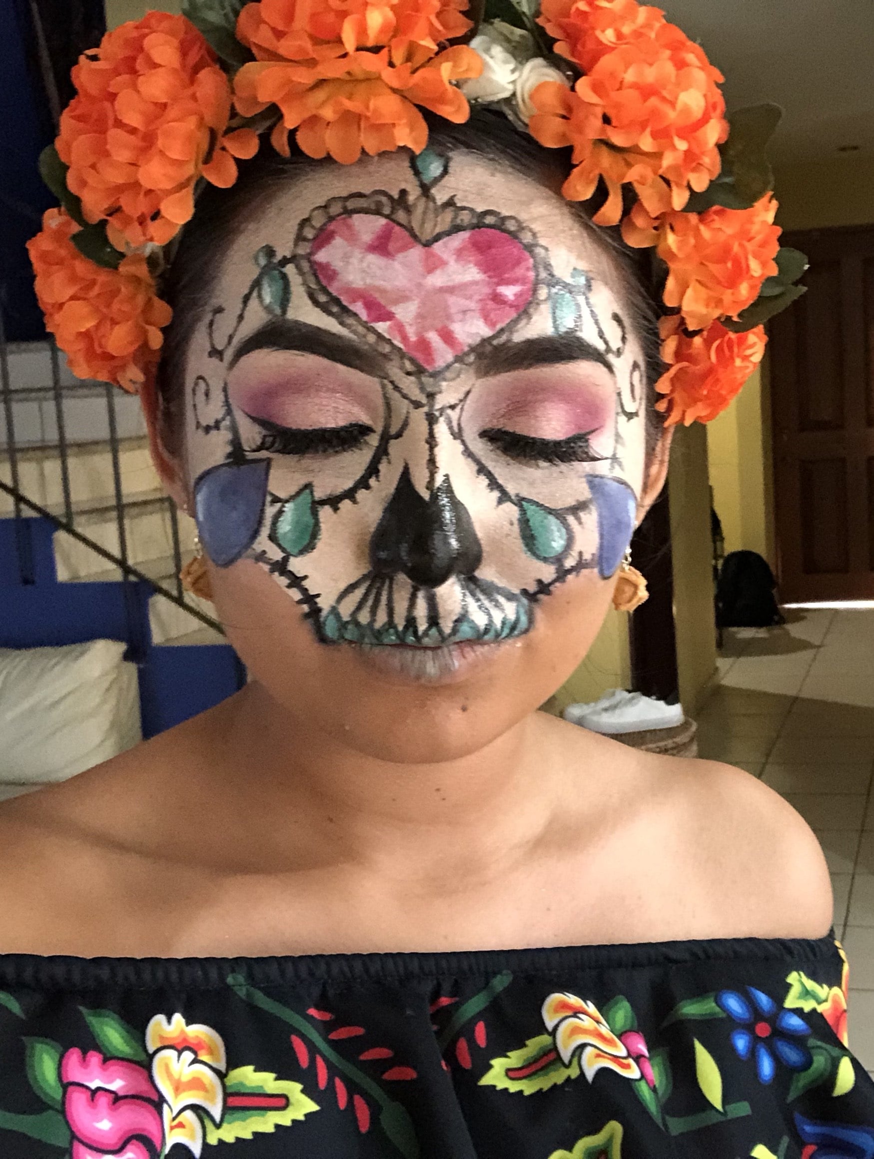 Makeup, Beauty, Hair & Skin | This Mexico-Based Makeup Artist Will Give You Major Día de los Catrina Inspiration | POPSUGAR Beauty Photo 5