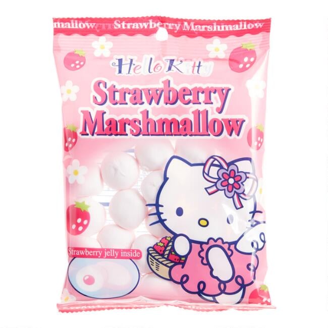 Hello Kitty Strawberry Marshmallows
