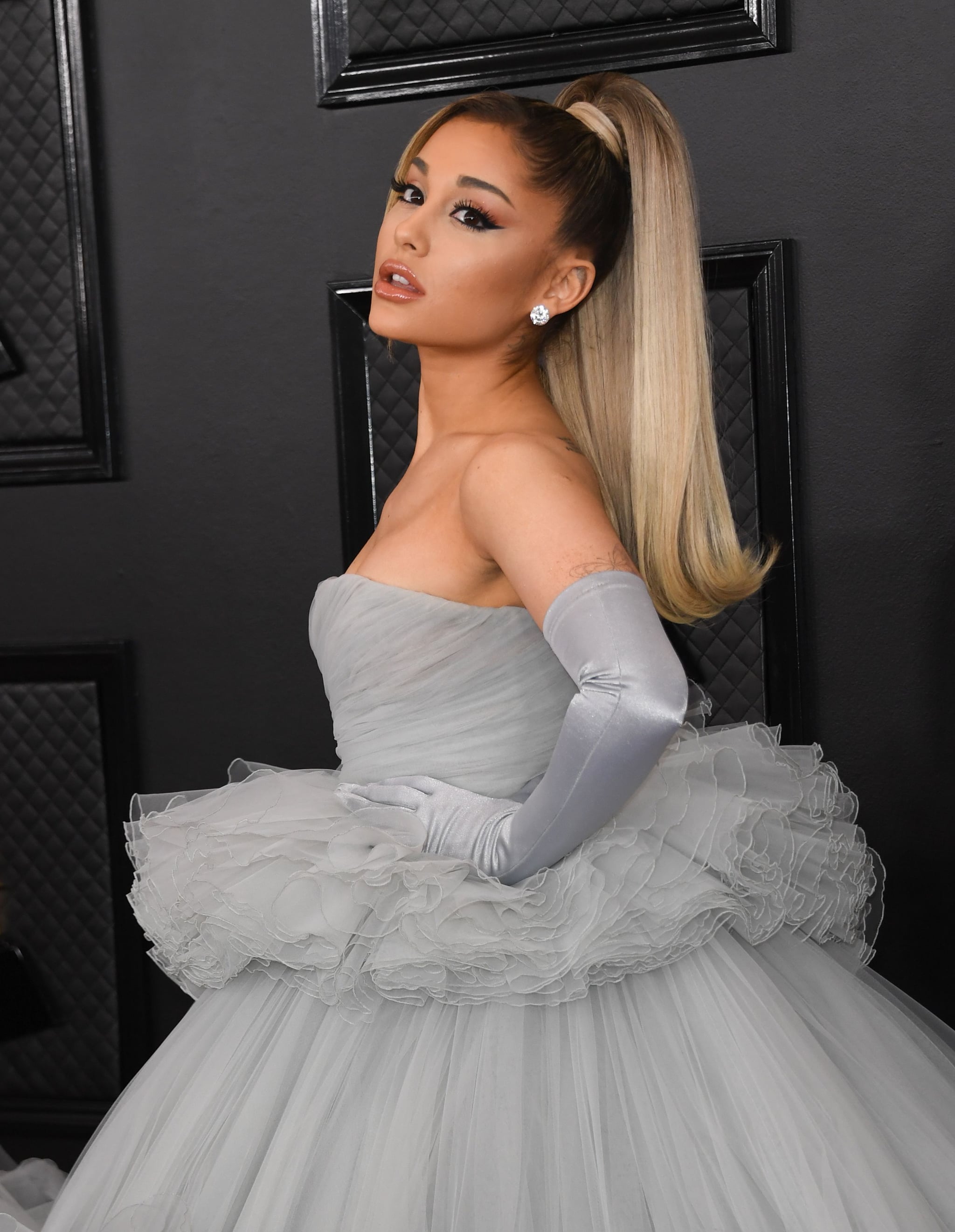 Ariana Grande S Butterfly Tattoo At The Grammys Even The Biggest Ariana Grande Stan Might Have Missed Her New Tattoo Popsugar Beauty Photo 2