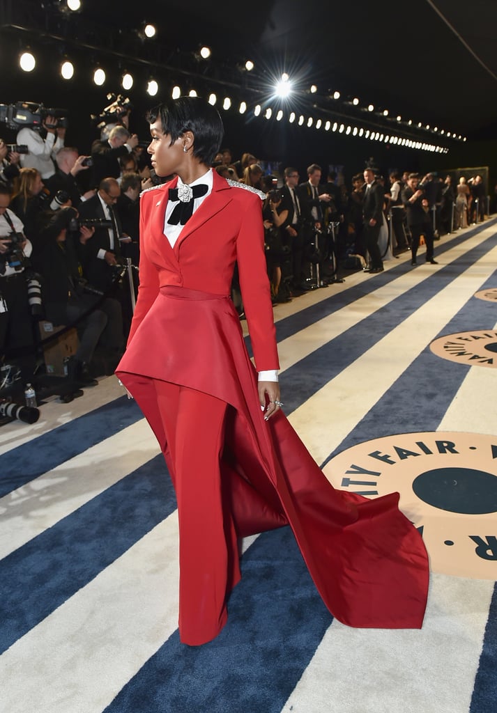 Janelle Monáe Christian Siriano Suit Oscars Afterparty 2018