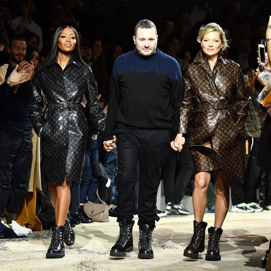 Kate Moss and Naomi Campbell Louis Vuitton Runway Jan 2018