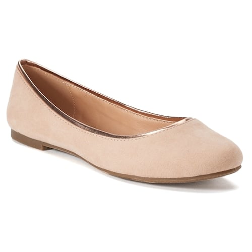 LC Lauren Conrad Sheen Ballet Flats