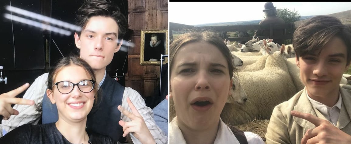 Millie Bobby Brown And Louis Partridge Friendship Moments Popsugar Celebrity