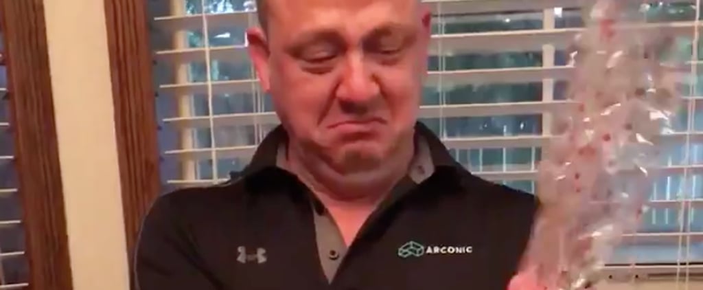 Dad Gets Pillow With Dog Who Passed Away on It