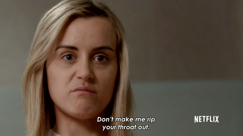 You judge people who don't know what OITNB means.