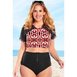 Timothy Snell Brooklyn Crop Tankini Top