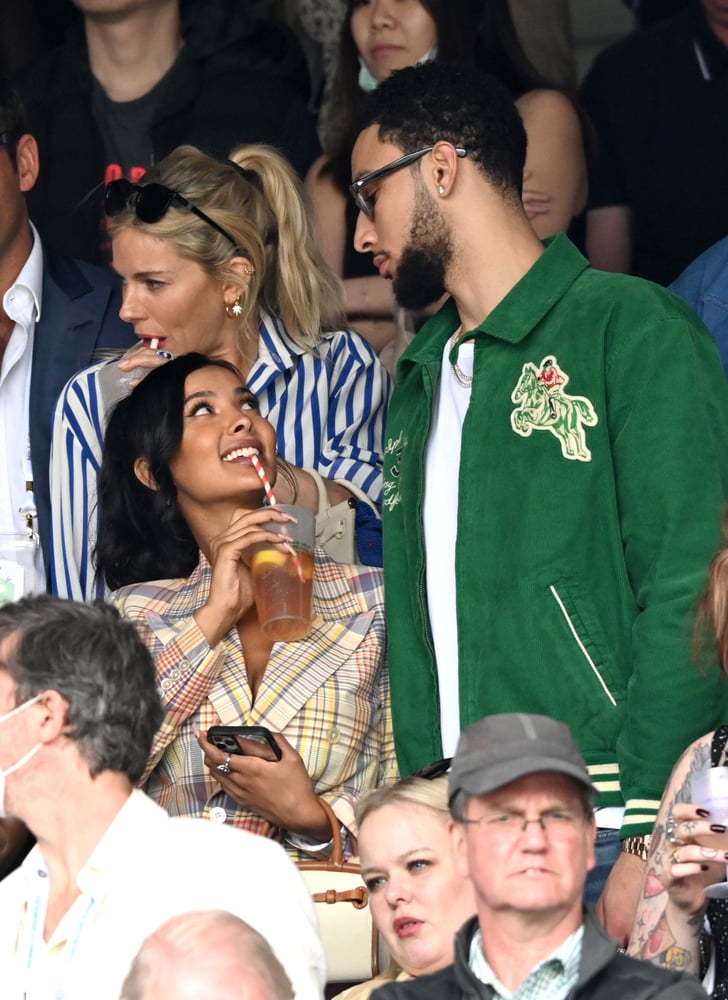 maya jama ben simmons wimbledon