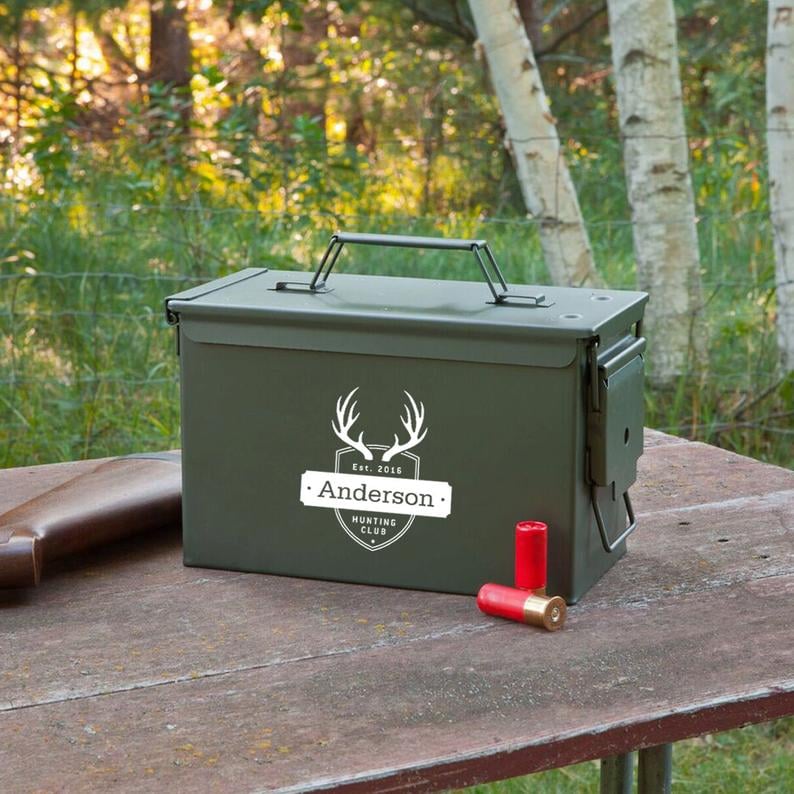 Personalized Genuine Metal Ammunition Box