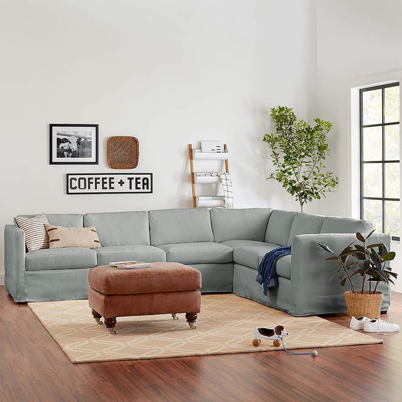 Stone & Beam Andover Slipcover Left-Facing L-Shaped Sectional