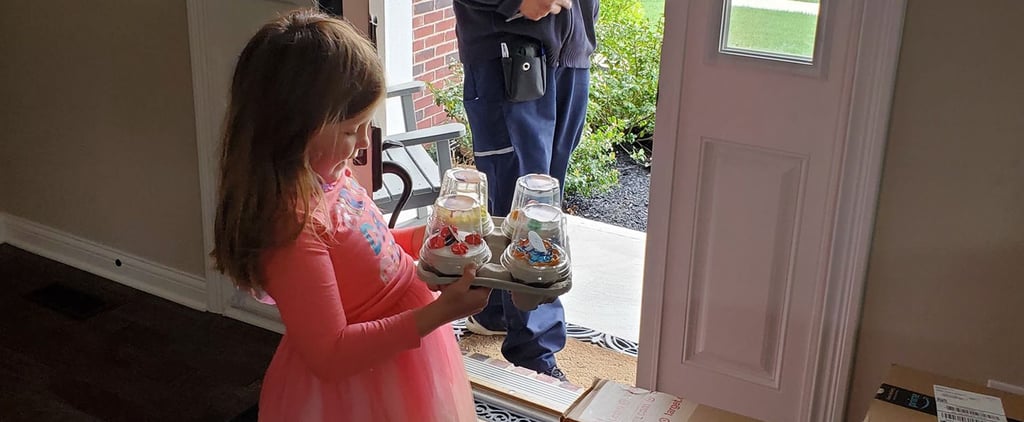 FedEx Driver Buys Dairy Queen Cupcake For Kid's Birthday