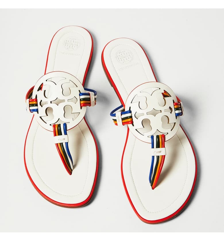 Tory Burch Mignon Miller Logo Sandals