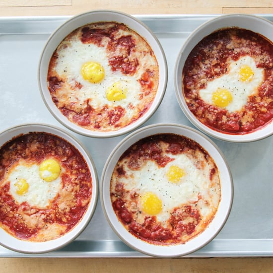 Baked Eggs With Tomatoes and Pancetta
