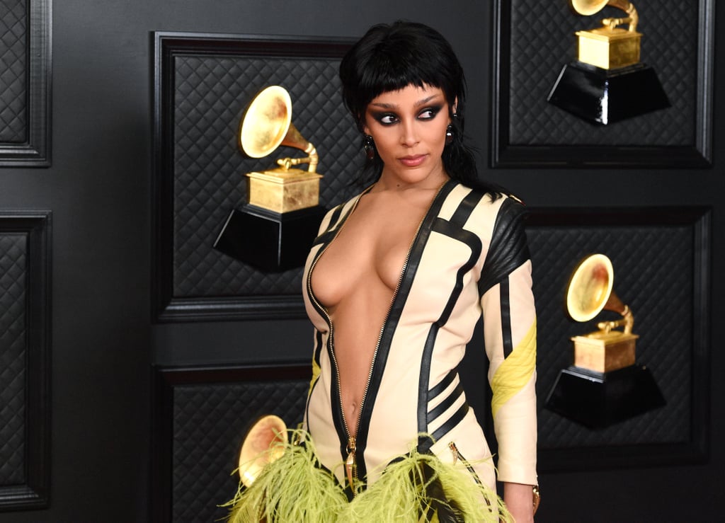 Doja Cat Wore a Mullet Haircut at the 2021 Grammys
