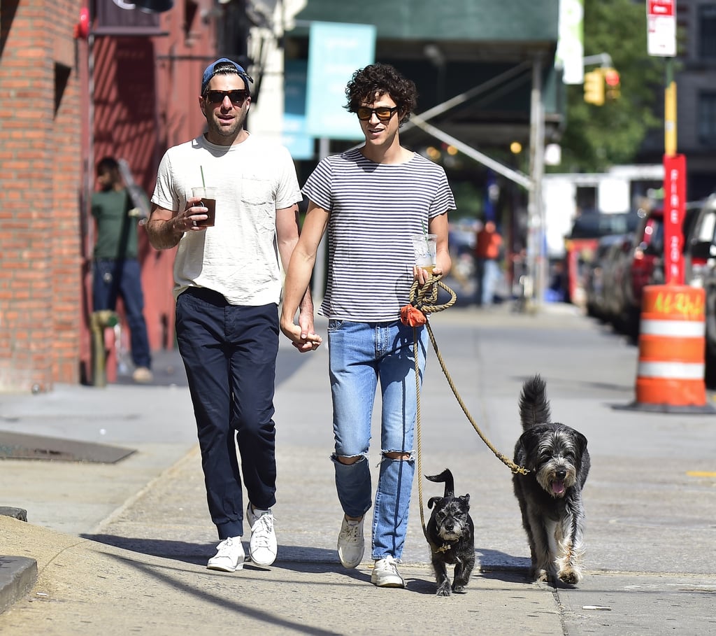Zachary Quinto and His Boyfriend in NYC June 2016