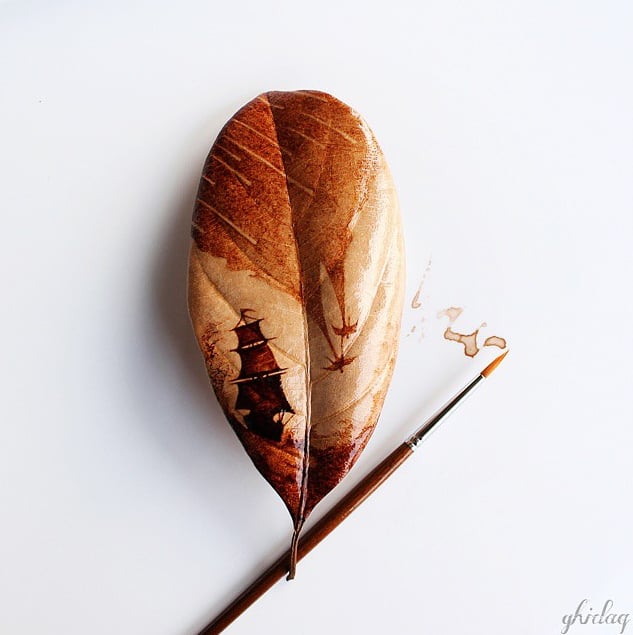 Intricate leaf