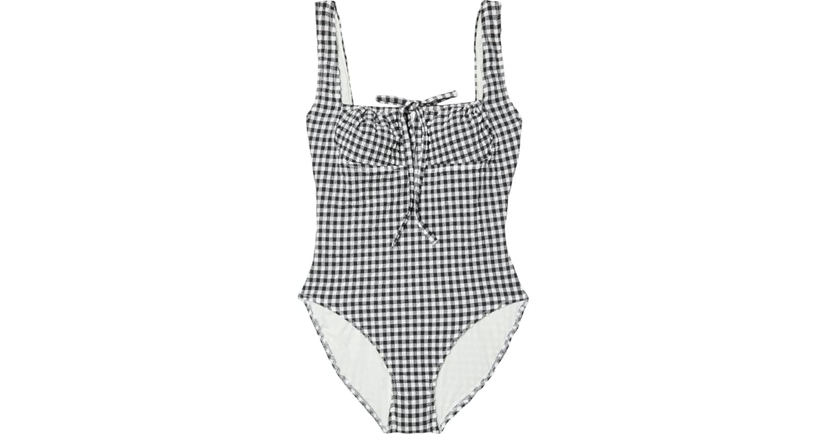 Solid & Striped The Ellery Gingham Swimsuit | The Queen's Gambit ...