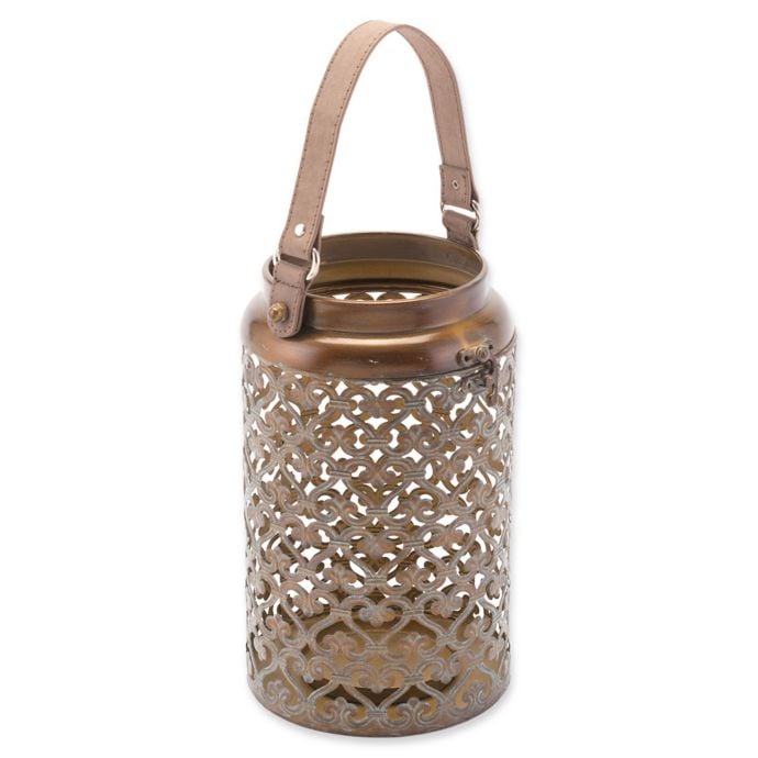 Bonnie: Zuo Moroccan Lantern in Copper