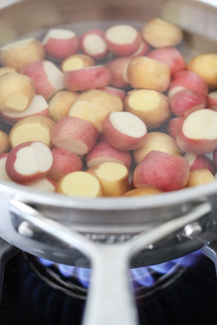 Parboil the Potatoes Smashed Potatoes With Herbs Recipe POPSUGAR