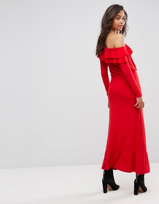 ASOS Salsa One Shoulder Maxi Dress