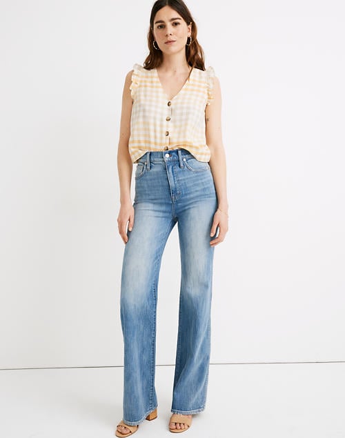 Madewell 11" High-Rise Flare Jeans
