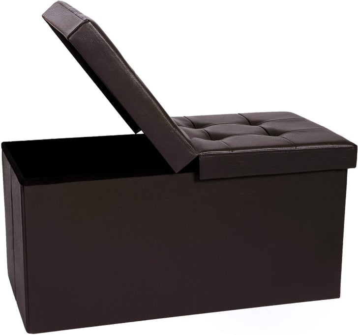 SONGMICS Folding Ottoman Bench with Flipping Lid Cyber Monday Home