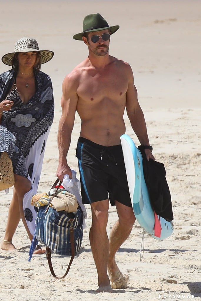 Chris Hemsworth and Matt Damon Australia Pictures April 2018