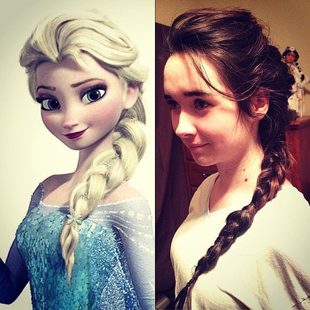 Get an Elsa- or Anna-Inspired Updo
