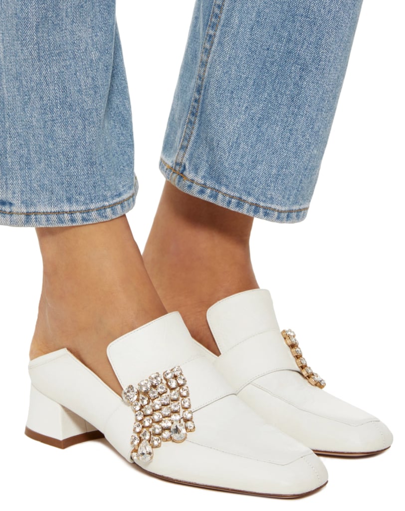 Stuart Weitzman Irises Heeled Slipper Loafers