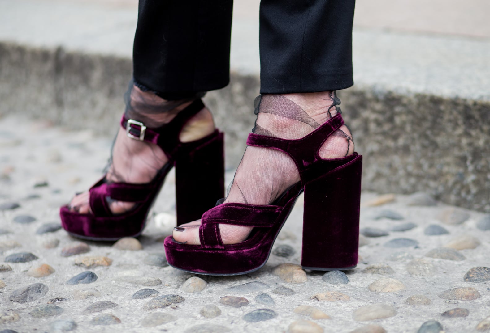 Statement Socks Street Style Trend | POPSUGAR Fashion