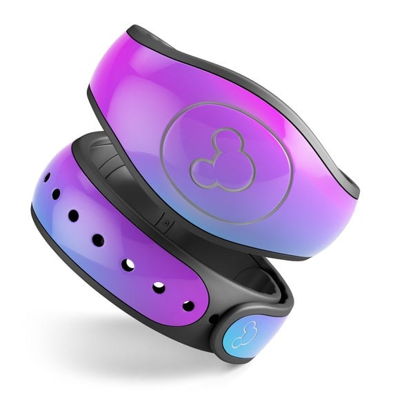 Neon Holographic V1 Decal Skin Wrap Kit For the Disney Magic Band 2
