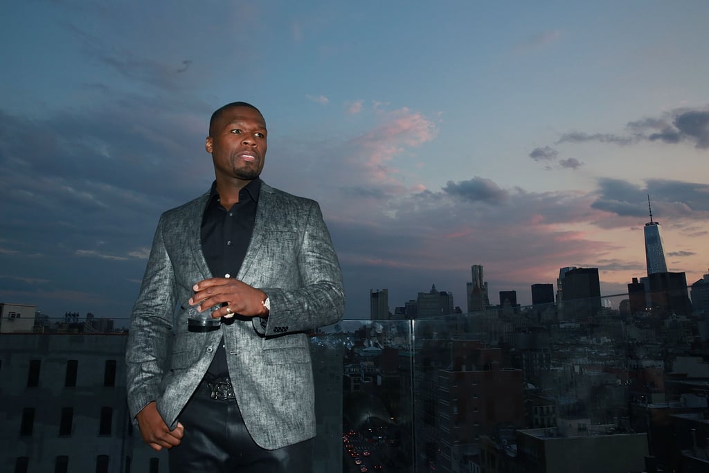 50 Cent had a gorgeous view of the NYC sunset at an IntelxSMSAudio BioSport event on Thursday.